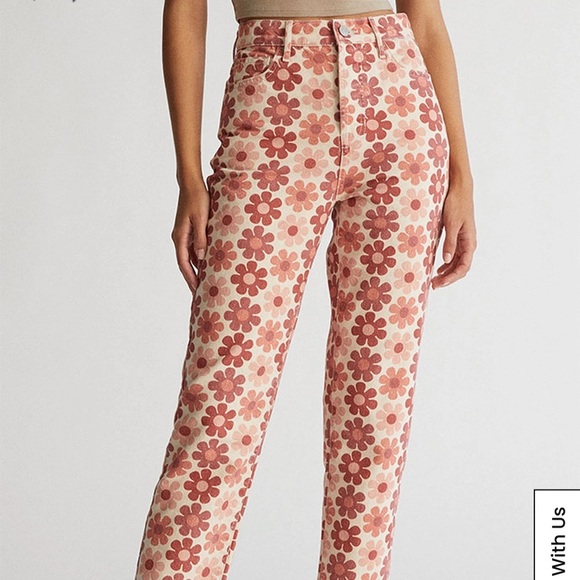 NWT PacSun Eco High Waisted Straight Leg Jean - Picture 2 of 8